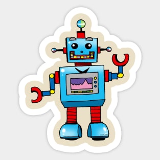 fun robot toy Sticker